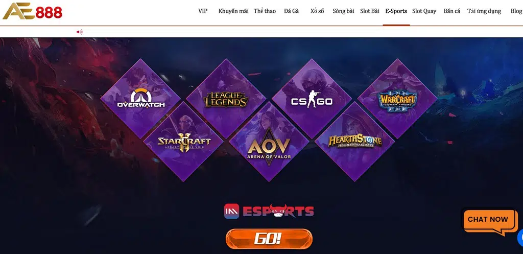 Các sản phẩm game bài, slot quay tại AE888